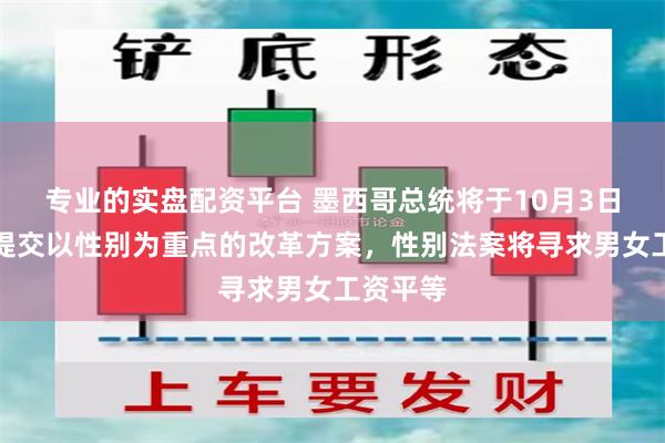 专业的实盘配资平台 墨西哥总统将于10月3日向国会提交以性别为重点的改革方案，性别法案将寻求男女工资平等