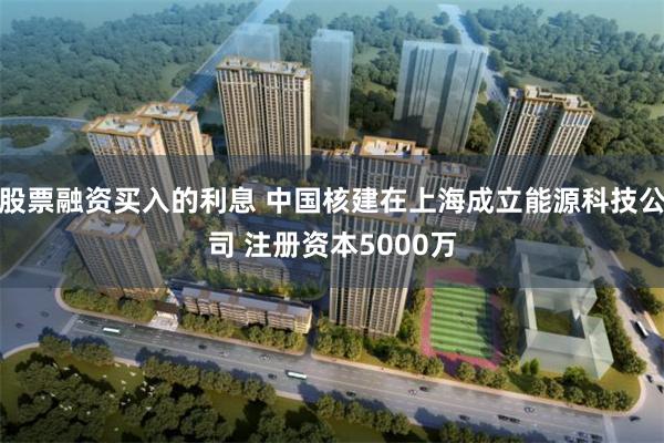 股票融资买入的利息 中国核建在上海成立能源科技公司 注册资本5000万