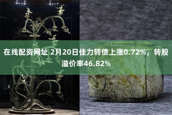 在线配资网址 2月20日佳力转债上涨0.72%，转股溢价率46.82%